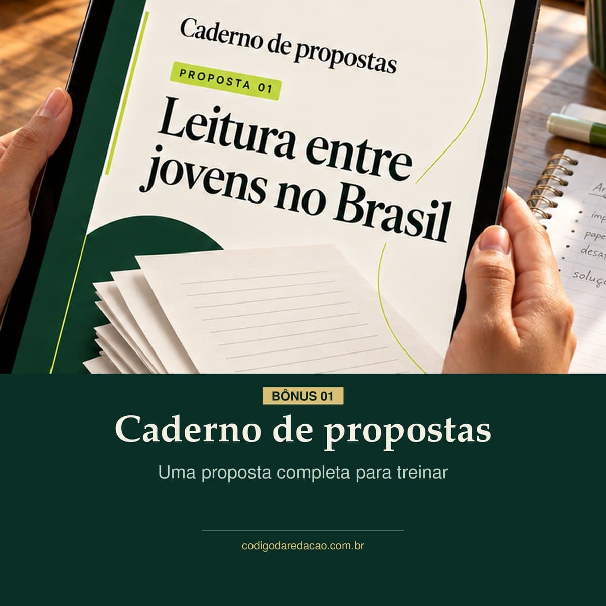 Caderno de propostas